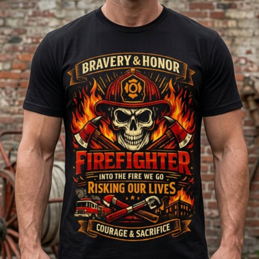 Brandweer trots Tri-Blend shirt