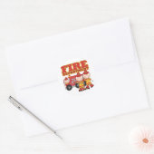 Brandweer Tshirts en geschenken Ronde Sticker (Envelop)