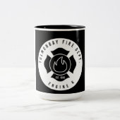 Brandweer Tweekleurige Koffiemok (Center)