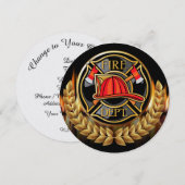Brandweer Uitnodiging (Voorkant / Achterkant)