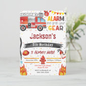 Brandweer Uitnodigingen (Staand voorkant)