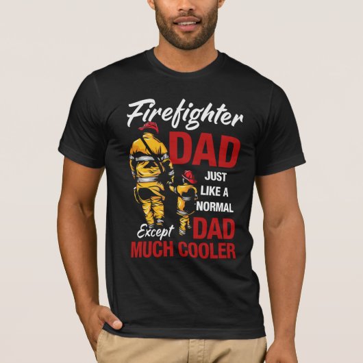 Brandweer vader T-shirt (Voorkant)