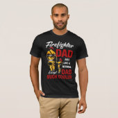 Brandweer vader T-shirt (Voorkant volledig)