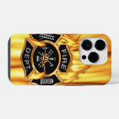 Brandweer Vlammen iPhone Hoesje (Achterkant horizontaal)