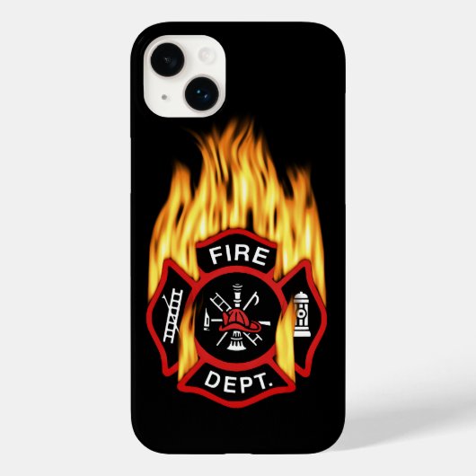 Brandweer Vlammend Insigne Case-Mate iPhone Case (Achterkant)