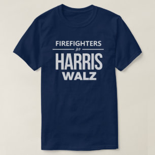 Brandweer voor Harris Walz T-shirt