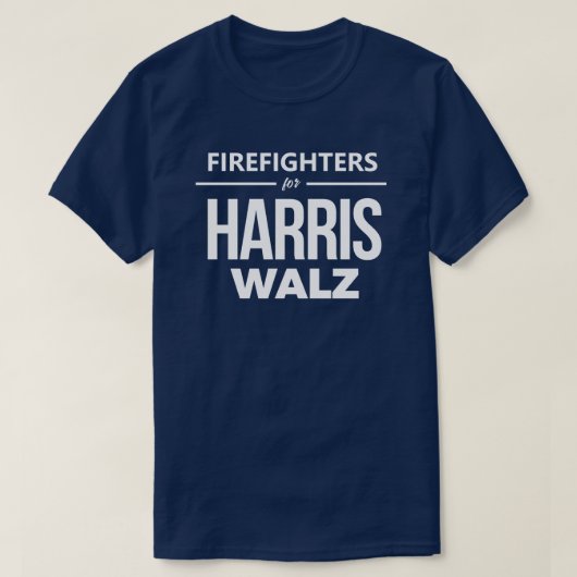 Brandweer voor Harris Walz T-shirt (Design voorkant)