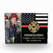 Brandweeracademie Afstuderen vuurman Fotoblokken (Voorkant)