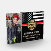 Brandweeracademie Afstuderen vuurman Fotoblokken (Links)