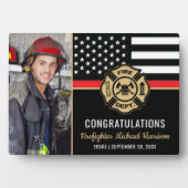 Brandweeracademie Afstuderen vuurman Fotoplaat (voorkant)