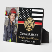 Brandweeracademie Afstuderen vuurman Fotoplaat (Zijkant)