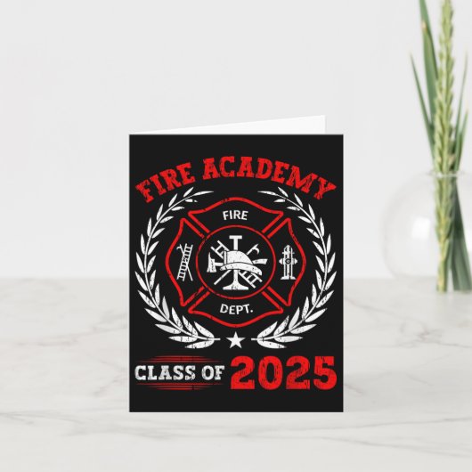 Brandweeracademie CL van 2025 Afstuderen Future Fi Kaart (Voorkant)