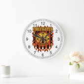 Brandweerafdeling Badge en vlag Grote Klok (Huis)