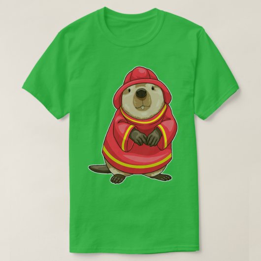 Brandweerafdeling Beaver T-shirt (Design voorkant)
