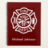 Brandweerafdeling Brandweerdienst - Aangepaste naa Planner (Voorkant)