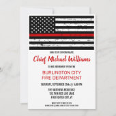 Brandweerafdeling Pensioenbrandblusbrandweerman Kaart (Voorkant)