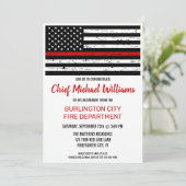 Brandweerafdeling Pensioenbrandblusbrandweerman Kaart (Staand voorkant)