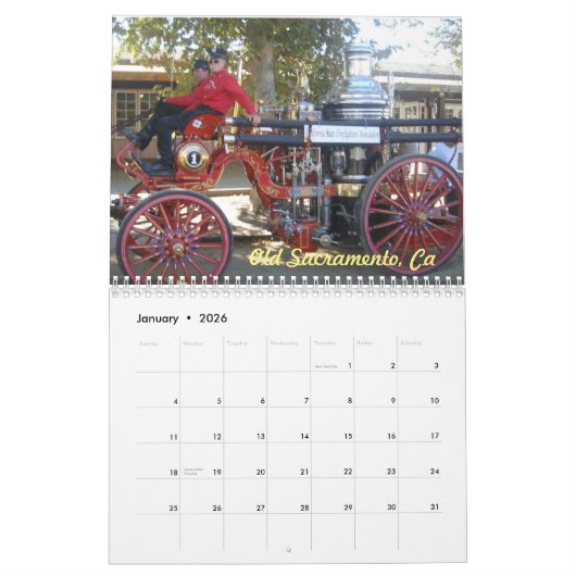 Brandweerapparatuur - Herinner 9/11 Kalender (Jan 2026)
