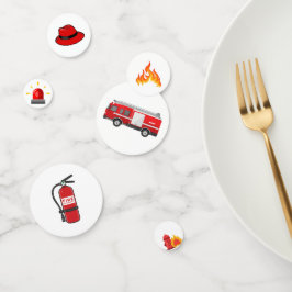 Brandweerauto brandweerauto Verjaardag Confetti