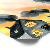 Brandweerauto Brandweerman 1e verjaardag welkomstb Poster (Hoek)