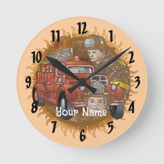 Brandweerauto Buddy brandweer klokken (Voorkant)