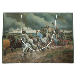  brandweerauto (door Eugène Burnand) Groot Cadeauzakje