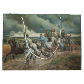  brandweerauto (door Eugène Burnand) Groot Cadeauzakje (Achterkant)