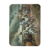 brandweerauto (door Eugène Burnand) Magneet (Verticaal)