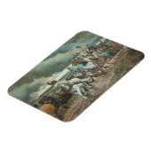 brandweerauto (door Eugène Burnand) Magneet (Linkerzijde)