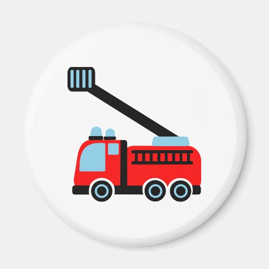Brandweerauto Magneet (Voorkant)