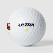 Brandweerauto-ontwerp Golfballen (Logo)