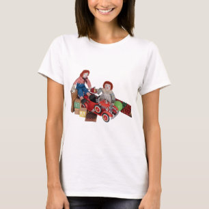 Brandweerauto Raggedy Ann & Andy speelgoed T-shirt