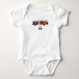 Brandweerauto Schilderij Kleine Held Baby Body Romper