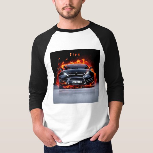 Brandweerauto Shirt van ZZWEST (Voorkant)