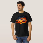 Brandweerauto T-shirt (Voorkant volledig)