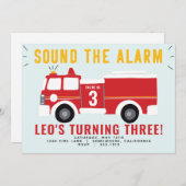 BRANDWEERAUTO UITNODIGING (Voorkant / Achterkant)