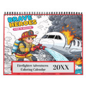 Brandweeravonturen kleuren 2025/2026 kalender (Hoes)