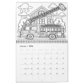 Brandweeravonturen kleuren 2025/2026 kalender (Jan 2026)