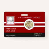 Brandweerbadge Badge (Voorkant)