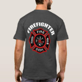 Brandweerbadge T-shirt (Achterkant)