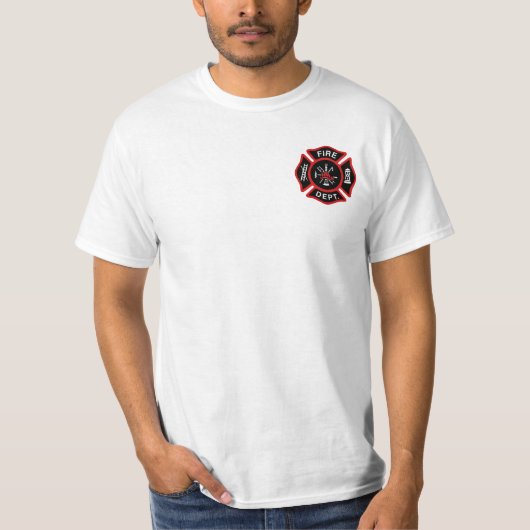 Brandweerbadge T-shirt (Voorkant)