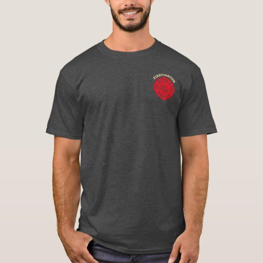 Brandweerbadge T-shirt (Voorkant)