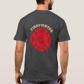 Brandweerbadge T-shirt (Achterkant)