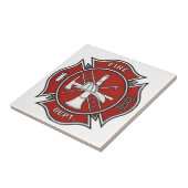 Brandweerbadge Tegeltje (Zijkant)