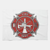 Brandweerbadge Theedoek (Horizontaal)