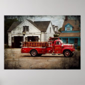 Brandweerbedrijf in Newark Poster (Voorkant)