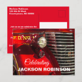  brandweerbekroonde viering van het leven briefkaart (Voorkant / Achterkant)