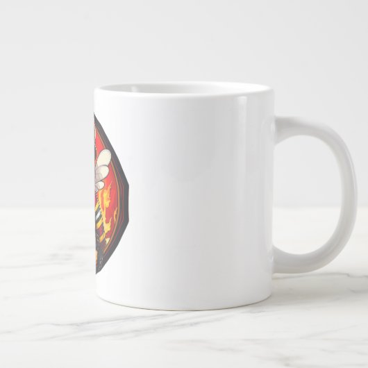 brandweerbijen grote koffiekop (Rechts)