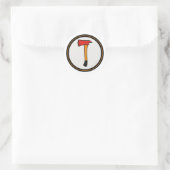 Brandweerbijl Sticker (Tas)