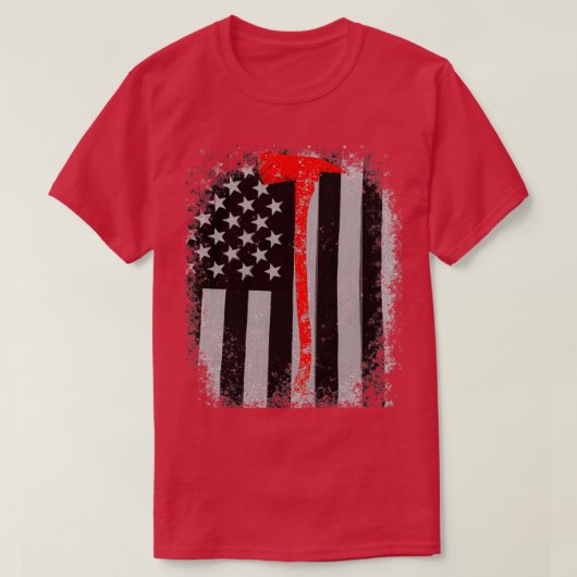 Brandweerbijl T-shirt (Design voorkant)